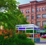 Bus Stand, Main St., North Adams, MA